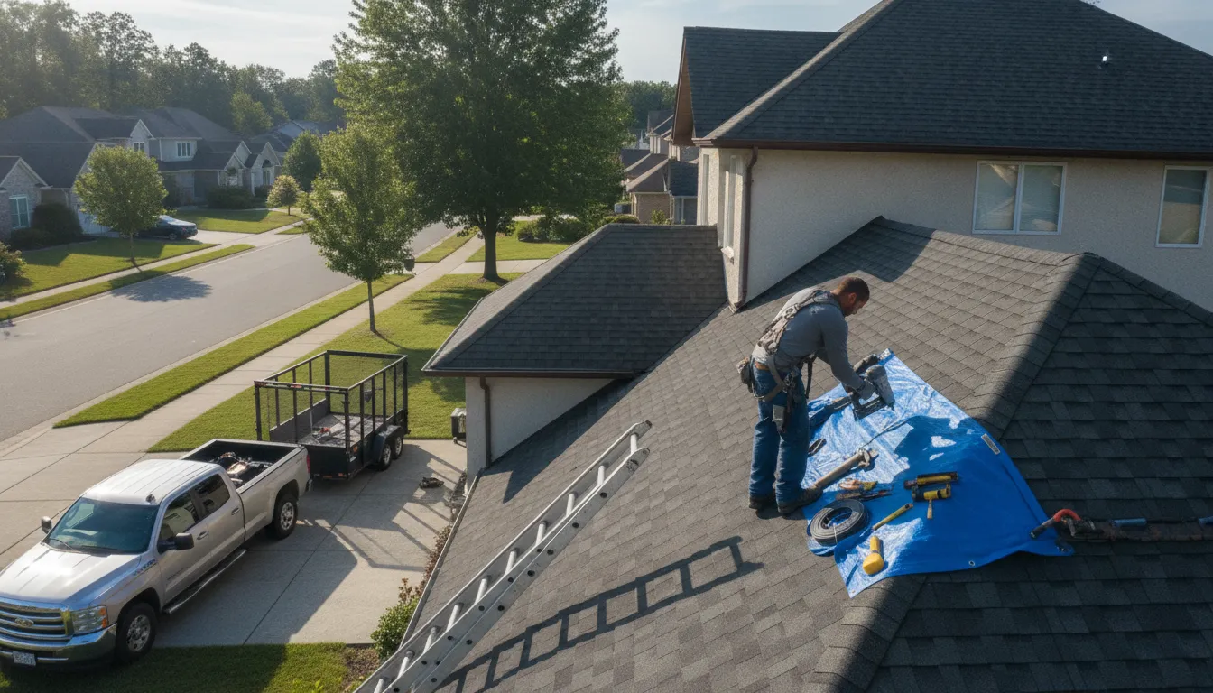 Storm Damage Roof Repair for Big Clifty Properties